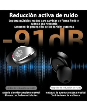 Audífonos In-Ear Xtellar inalámbricos con cancelación de ruido