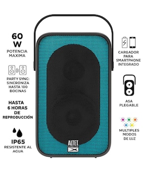Bocina portátil Altec Lansing IMT 7000 alámbrica e inalámbrica
