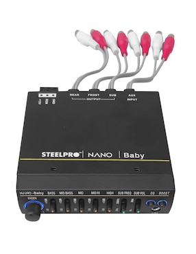 Preamplificador Steelpro Ecualizador Nano Baby de 7 V