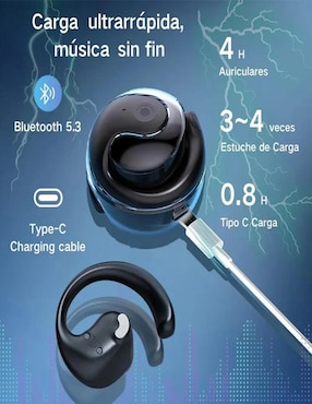 Set de audífonos Belug inalámbricos con cancelacion de ruido