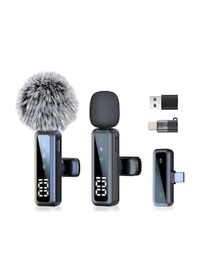Set micrófono estéreo lavalier inalámbrico Lab.G
