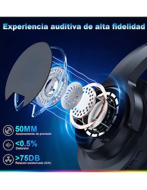 Audífonos Over-Ear Xtellar inalámbricos con cancelación de ruido