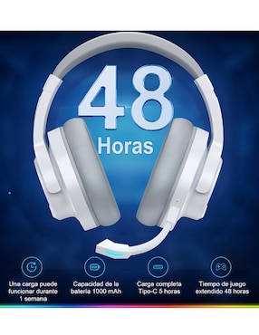 Audífonos Over-Ear Xtellar inalámbricos con cancelación de ruido