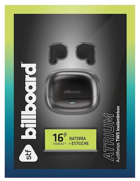 Audífonos True Wireless Billboard Atrium  inalámbricos con cancelación de ruido