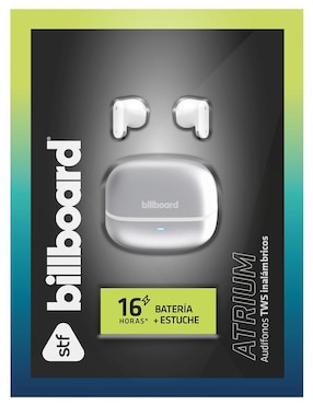 Audífonos True Wireless Billboard Atrium inalámbricos con cancelación de ruido