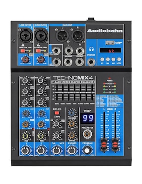 Mezcladora dj Audiobahn TECHNO MIX4