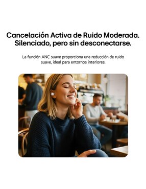 Audífonos In-Ear Lg Budslitewh inalámbricos con cancelación de ruido