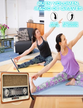 Bocina portátil Store Cline RA-604 bluetooth