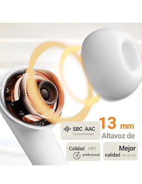 Audífonos in-ear Xtellar XTLLAR7924 inalámbricos con cancelacion de ruido