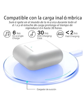 Audífonos in-ear Xtellar Xtllar11637 inalámbricos con cancelación de ruido