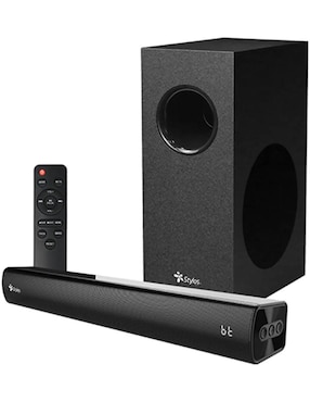 Barra de sonido Stylos STAB210B con subwoofer