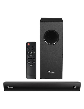 Barra de sonido Stylos STAB210B con subwoofer