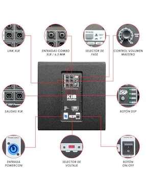 Subwoofer Steelpro K18