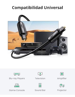 Cable óptico Ugreen a tipo óptico de 3 m