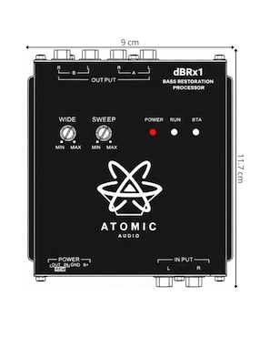 Preamplificador Atomic Audio DBRX1 de 0.2-6.0 V