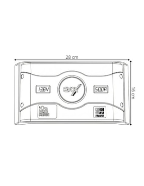 Preamplificador Evox eEVXCAP50F de 18 V