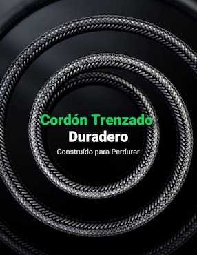 Cable auxiliar 3.5 mm Ugreen a tipo auxiliar 6.35 mm de 1 m