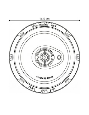 Set de bocinas Atomic Audio Iron65