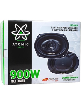 Set de bocinas Atomic Audio IRON69