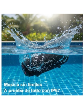 Bocina portátil Heysong Fitness bluetooth