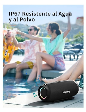 Bocina portátil Heysong Fitness bluetooth