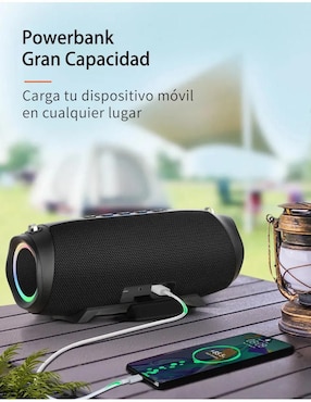Bocina portátil Heysong Fitness bluetooth