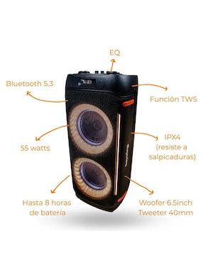 Bocina recargable Heysong Urban bluetooth