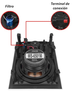 Bocina Steelpro WS650K2 alámbrica