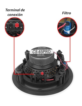 Set de bocinas Steelpro CS65K4PRO alámbrica