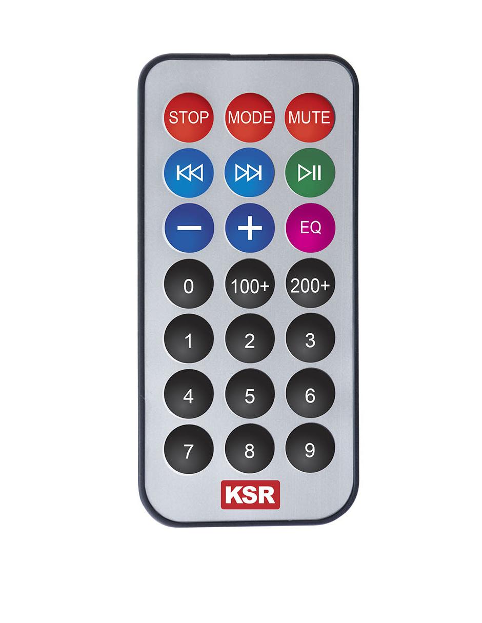 Consola Amplificada Ksr  6 Canales Bluetooth Mitzu 2