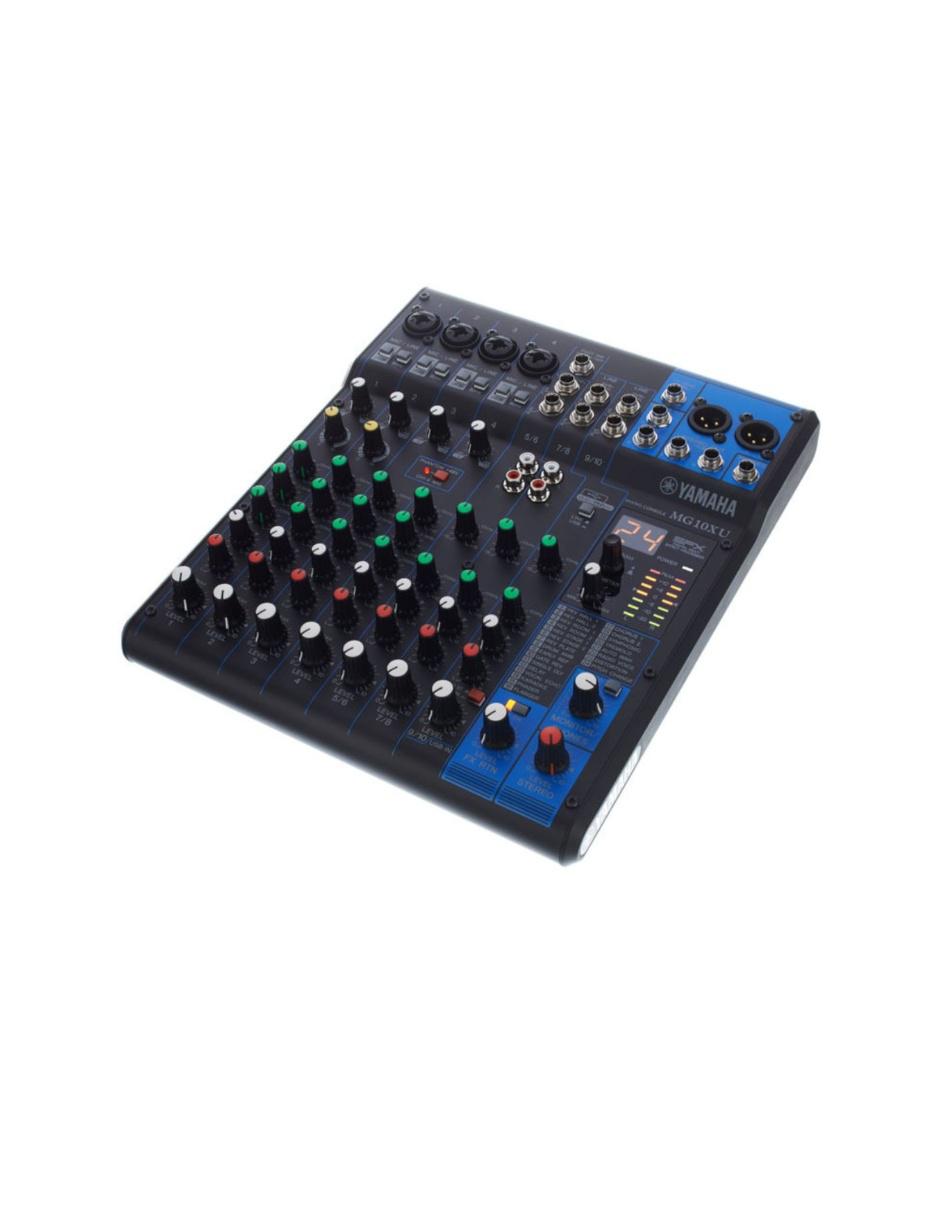 Mezcladora MG10XU con Efectos y USB