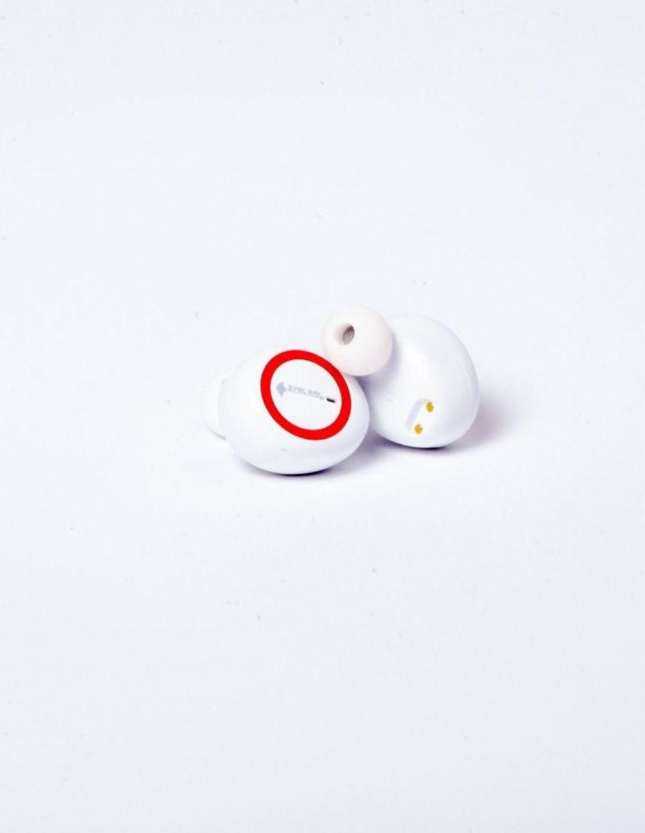 Audífonos Inalámbricos SR-TWS57 Bluetooth V5.0 Truewireless blanco 5