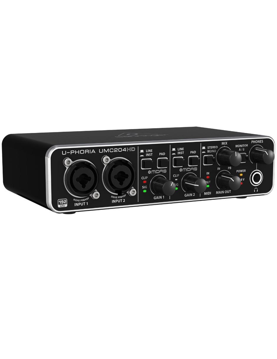 Interfaz de Audio UMC-204HD 3
