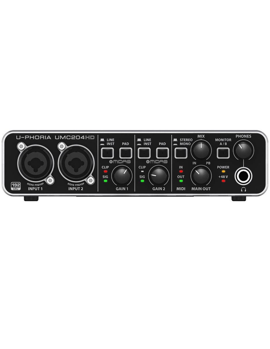 Interfaz de Audio UMC-204HD 5