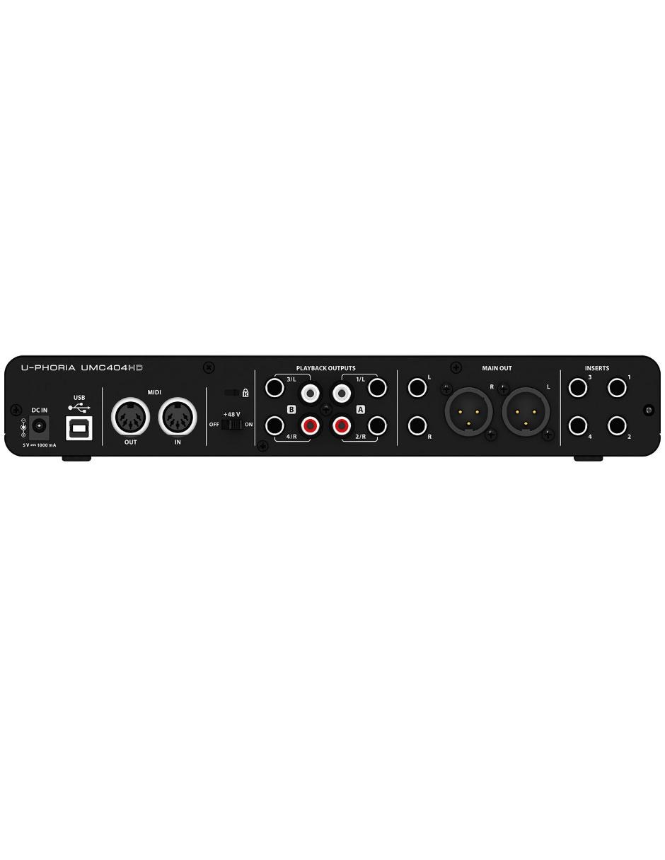 Interfaz de Audio UMC-404HD 4