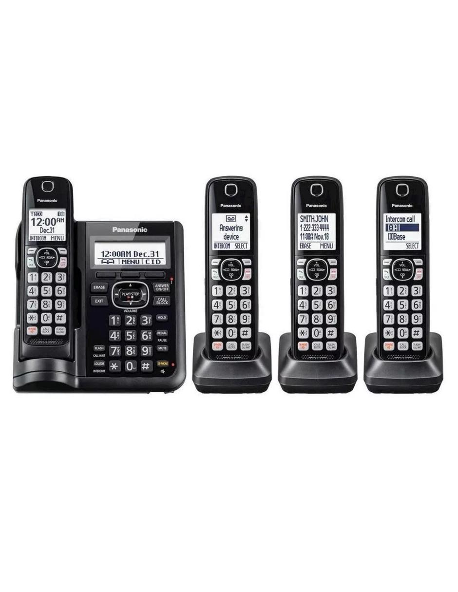 Set de teléfonos 4 auriculares 2