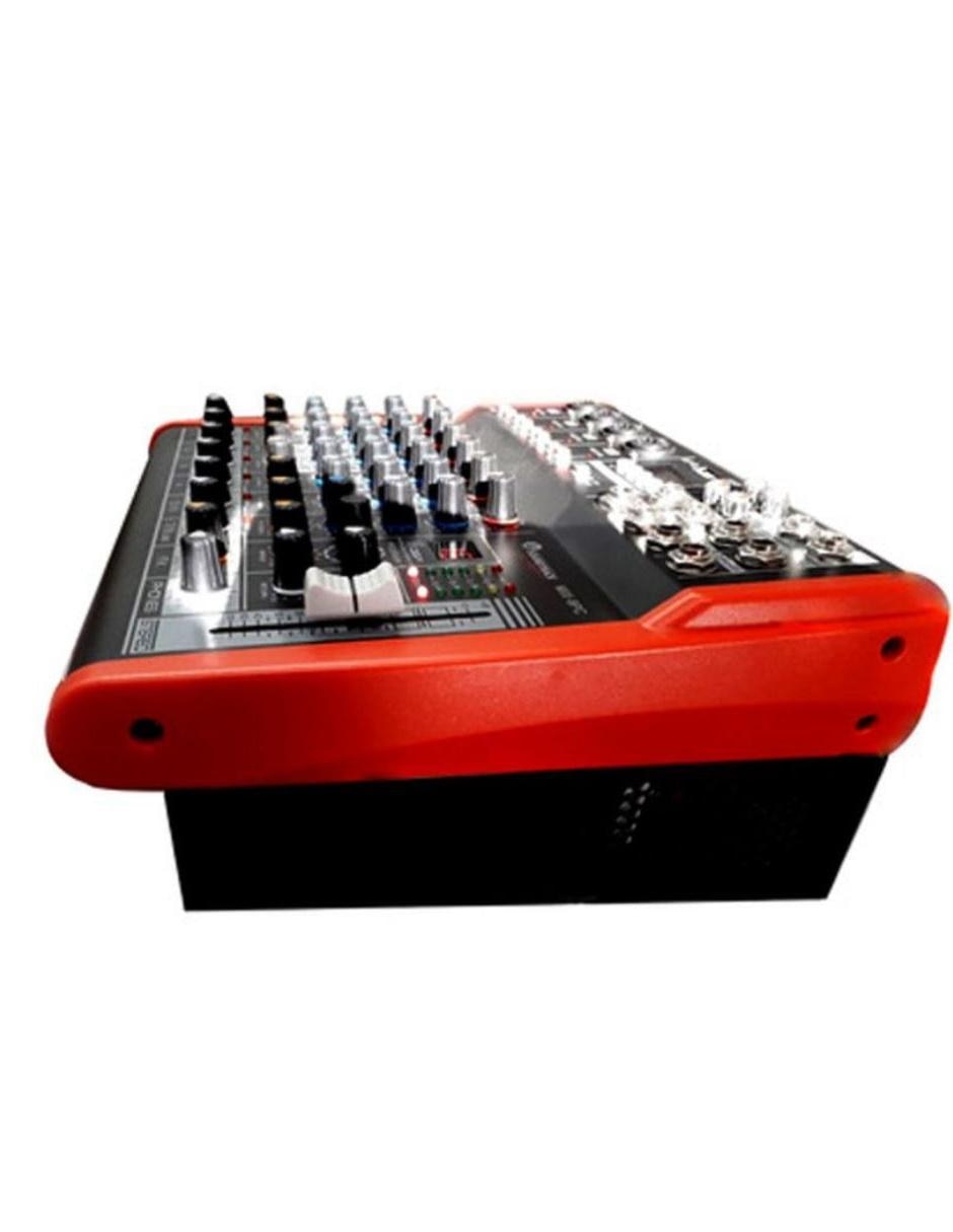 Mezcladora Amplificada MIX-8PC 8 Canales/150W x2 phantom 2