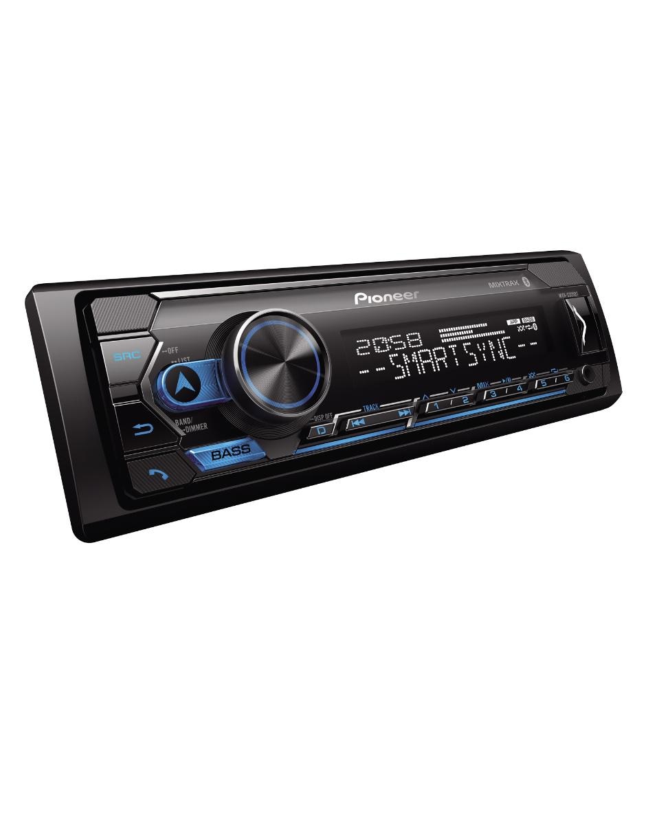 Autoéstereo Pionner MVH-S325BT negro 2