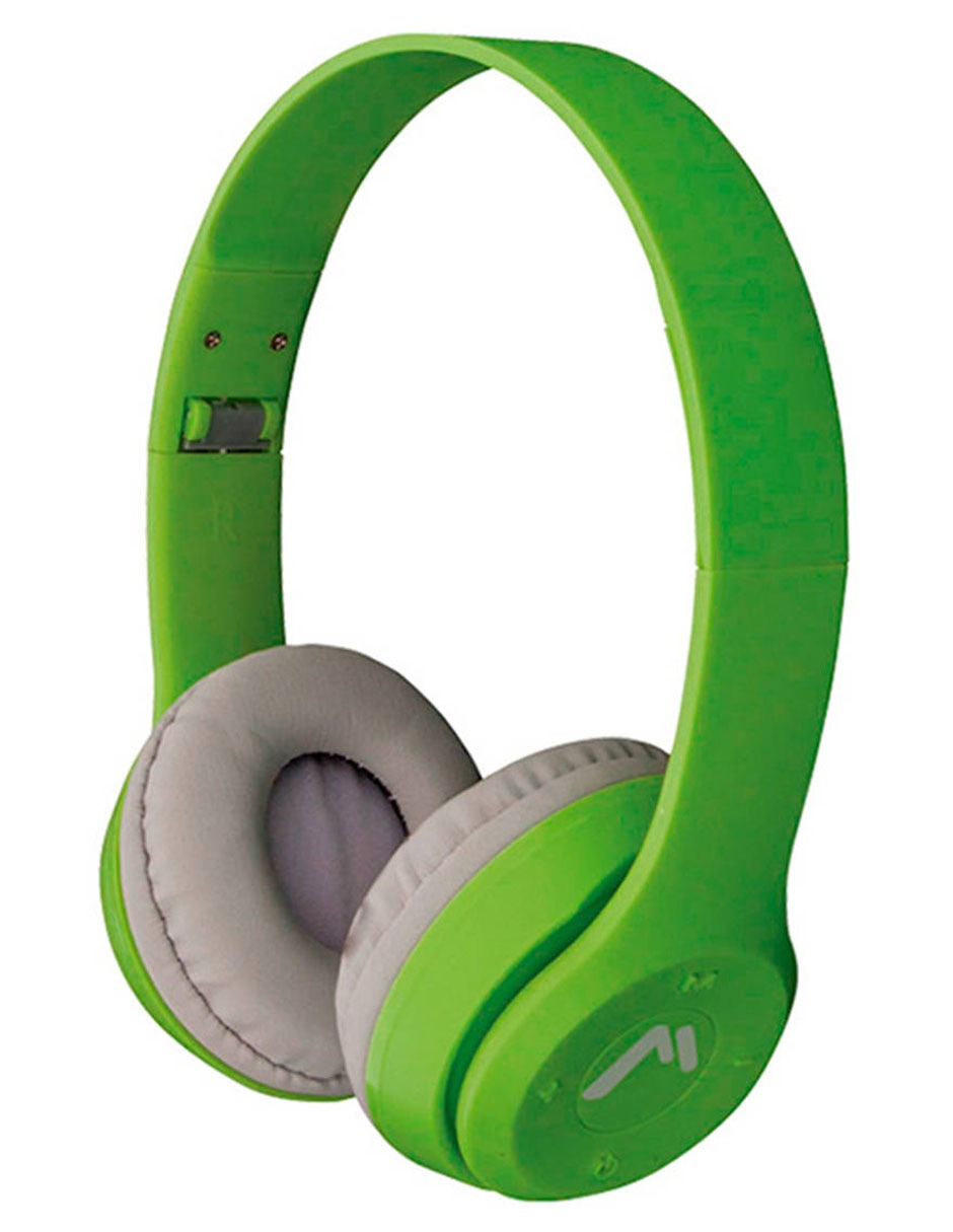Mitzu® Audífonos inalámbrico de diadema Bluetooth acojinado, verde