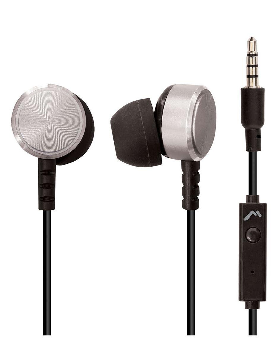 Audifonos Mitzu Manos Libres T Beats Con Acabado Metalico Plata Mh 0093sl En Liverpool