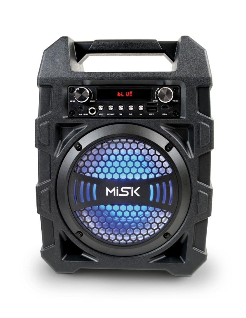 Bafle TWS Amplificado BLUETOOTH de 2 X 8” - MISIK