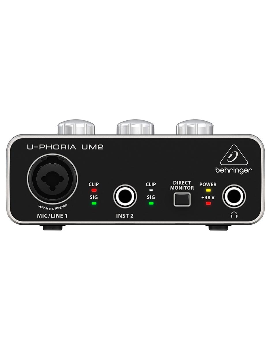 Sistema de Grabación U-Phoria Studio Interfaz UM2 Micrófono C1 Audífonos HPS5000 2