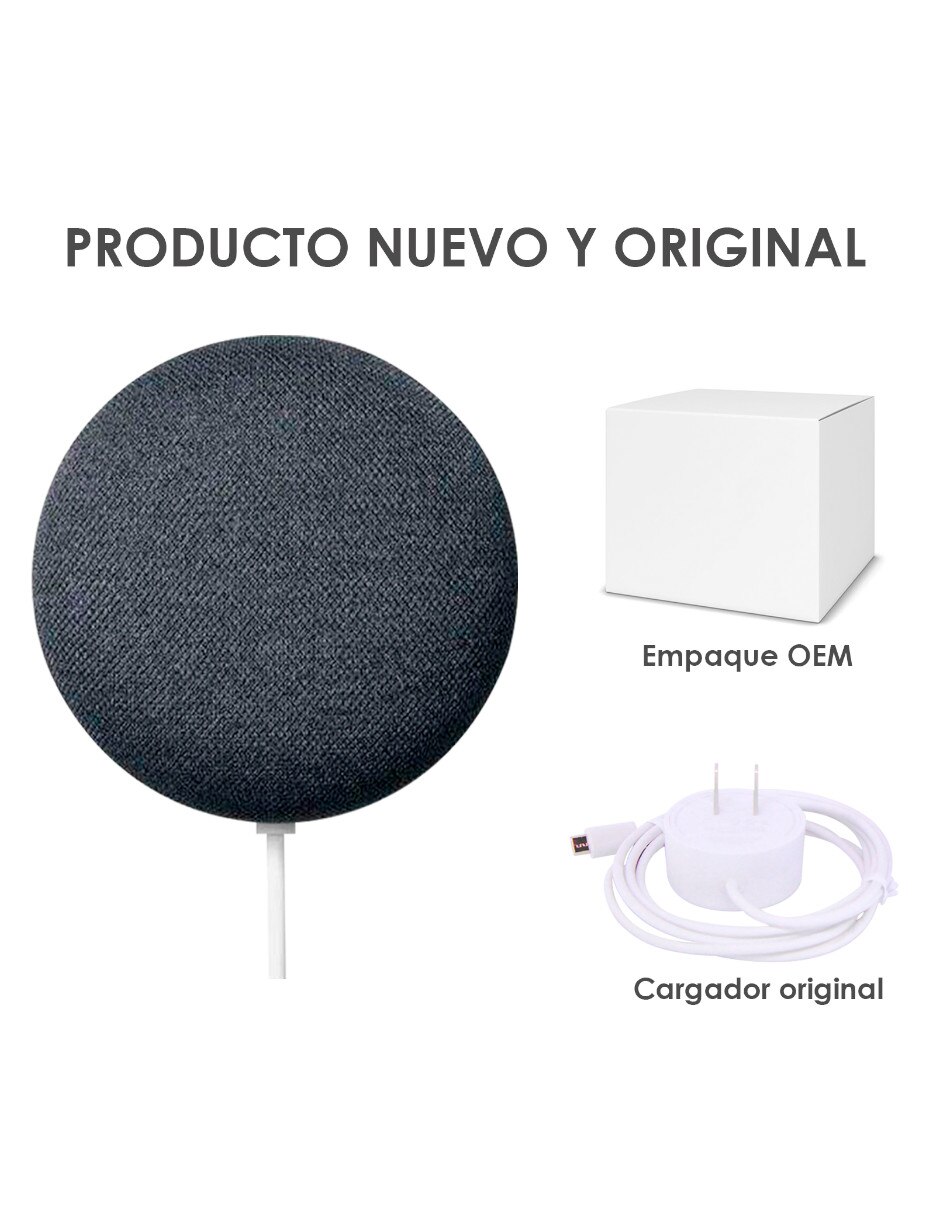 Bocina Bluetooth Google Home Mini Asistente Voz Inteligente Suburbia