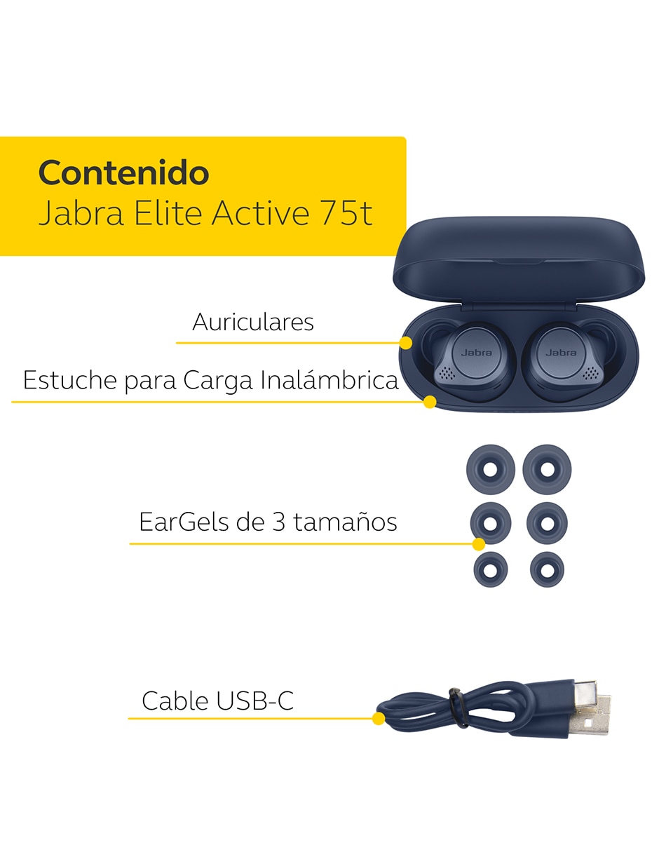 Audífonos Wireless Inalámbricos Elite Active 75T con cancelación de ruido 4