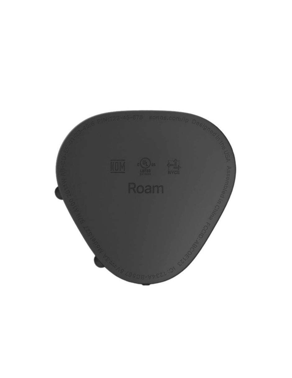 SONOS ROAM INALÁMBRICO Y BLUETO, NEGRO