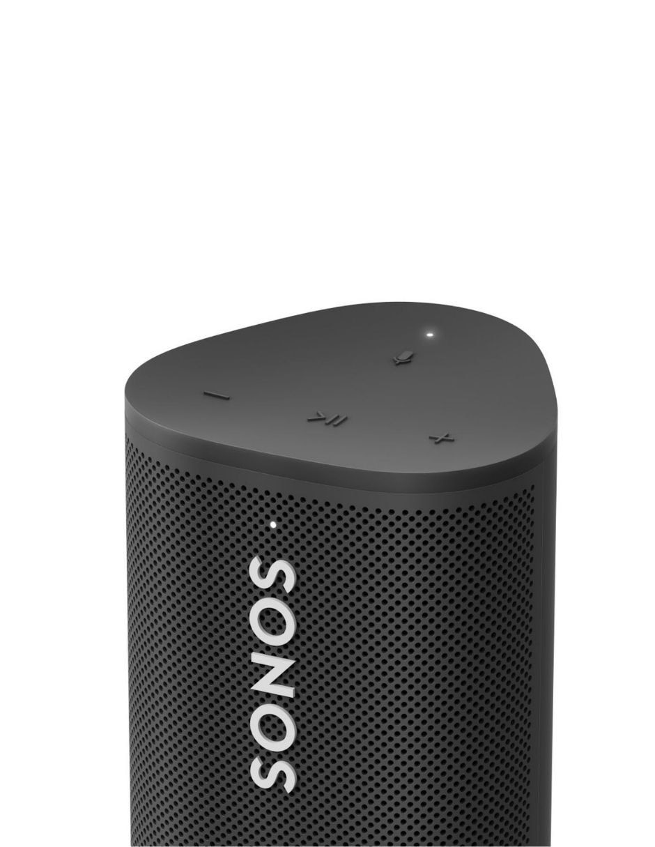 SONOS ROAM INALÁMBRICO Y BLUETO, NEGRO