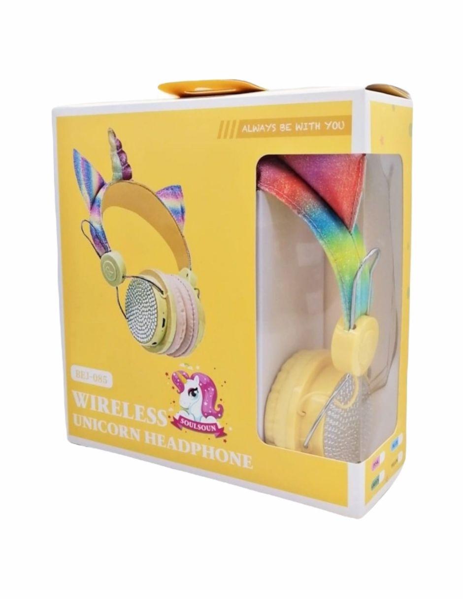 Audífonos over - ear Gadgets & Fun Unicornio Alámbricos e inalámbricos