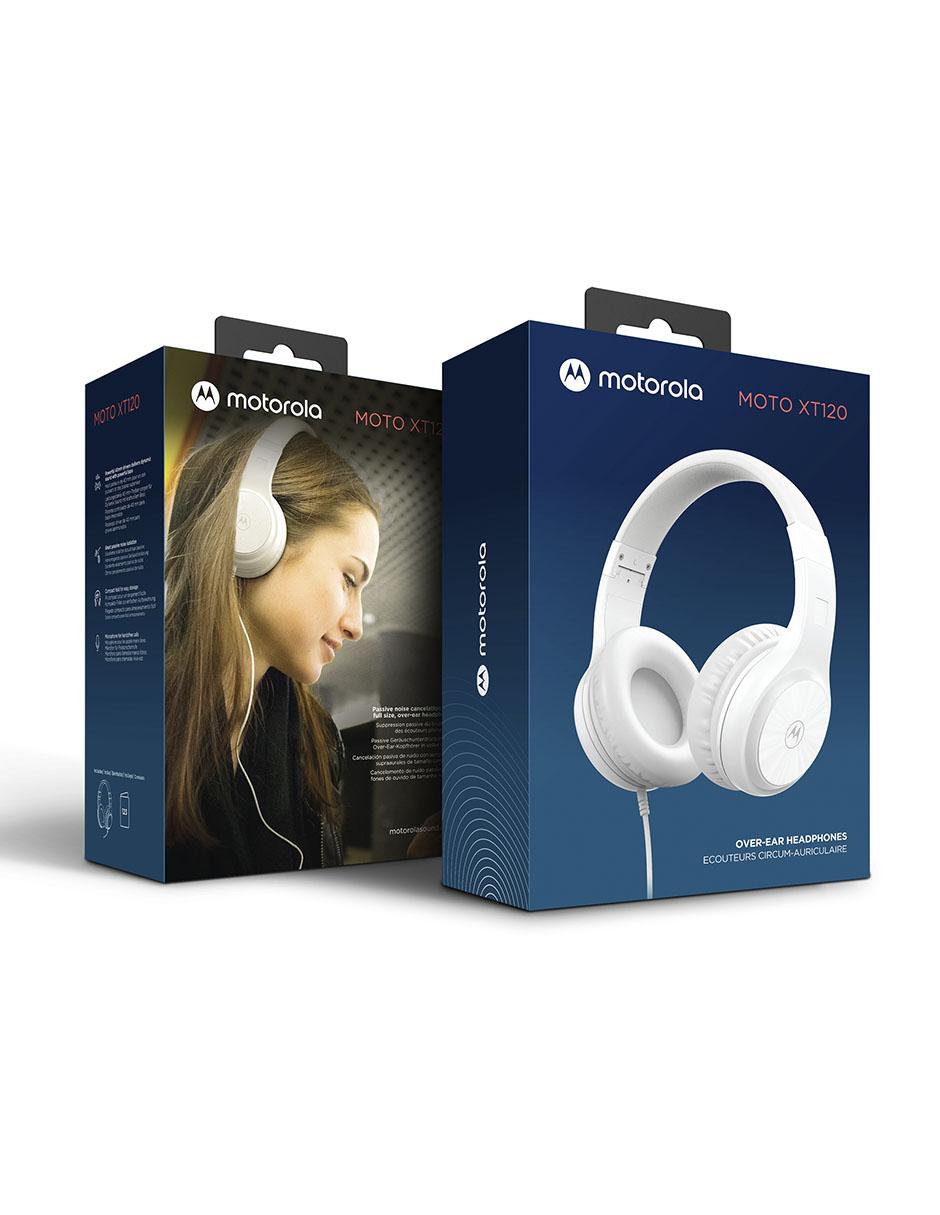 Audífonos On-Ear Moto Xt120 alámbricos con cancelación de ruido 3
