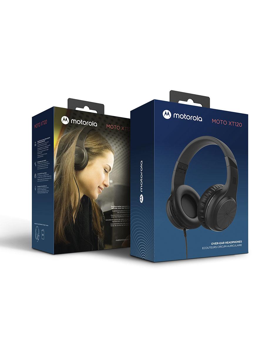 Audífonos On-Ear Motorola Moto XT120 W Alámbricos con Cancelación de Ruido