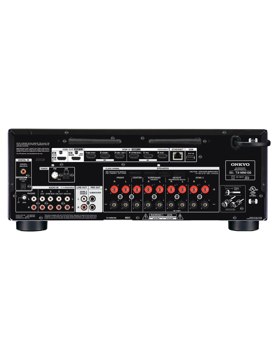 Receptor de Audio y Video TX-NR610 4